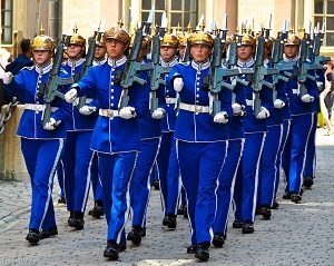 Changing of the Guard, Royal Palace, Gamla Stan, Stockholm, Swed